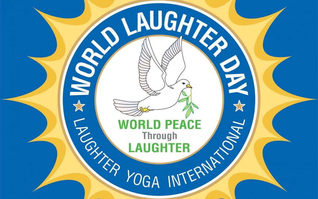 World Laughter Day sign with bird