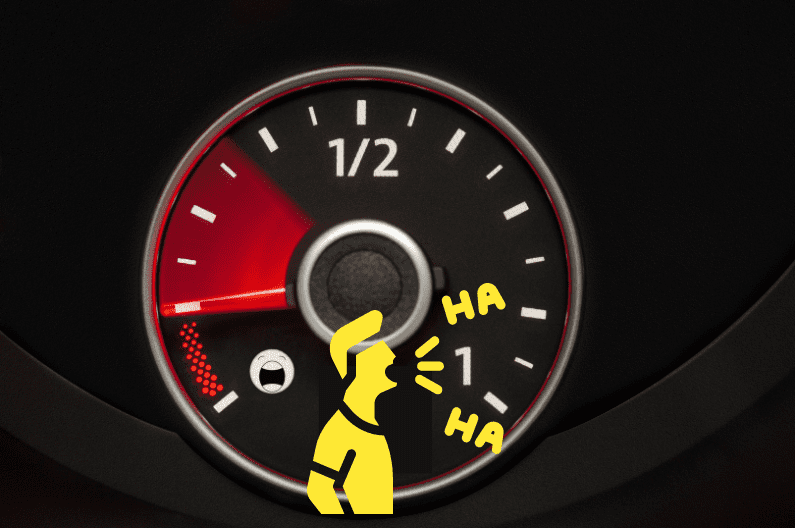 Energy boost from yellow man laughing